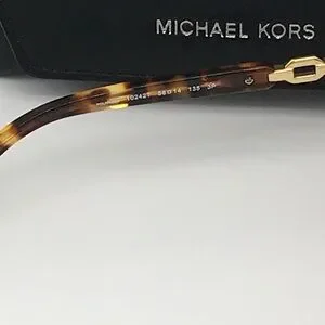 MICHAEL KORS SUNGLASSES OMK 1003 GOLD/GOLD 58  POLARIZED NWT & CASE Michael Kors Collection | Accessories | Michael Kors  main image 4
